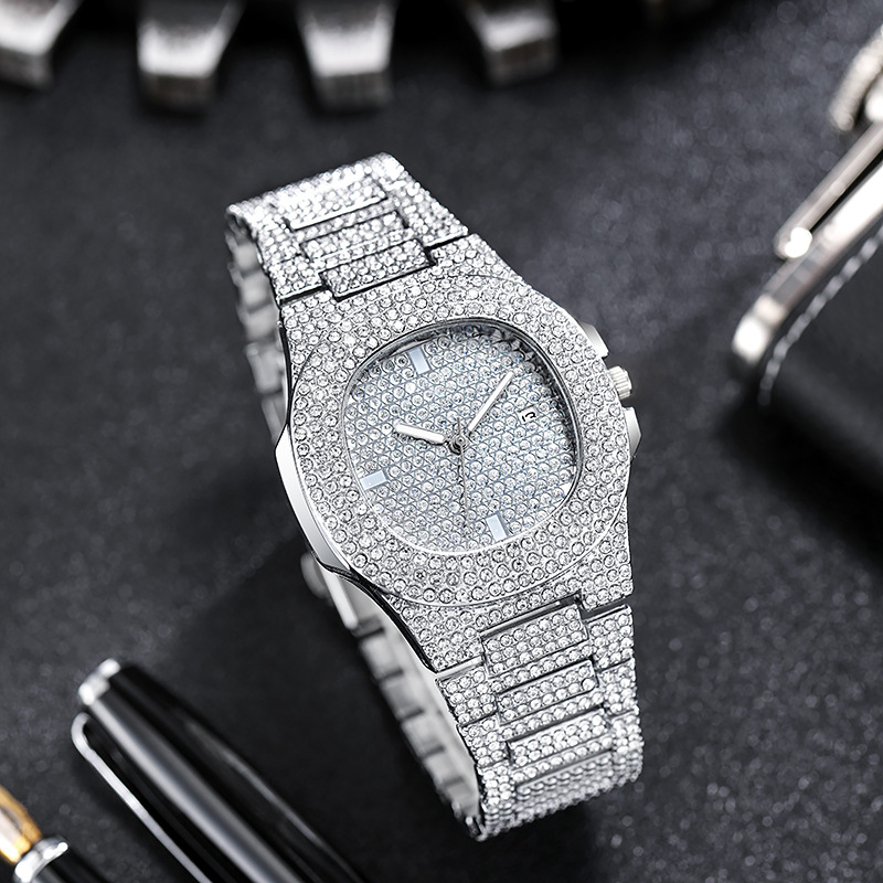 Nouvelle mode montre glacée po - Luxury Watch Iceberg avis et prix