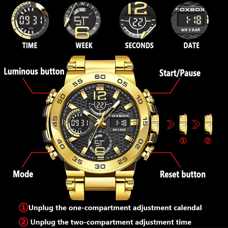 FOXBOX-Montre de plongée étanc - Luxury Watch Magazine avis et prix
